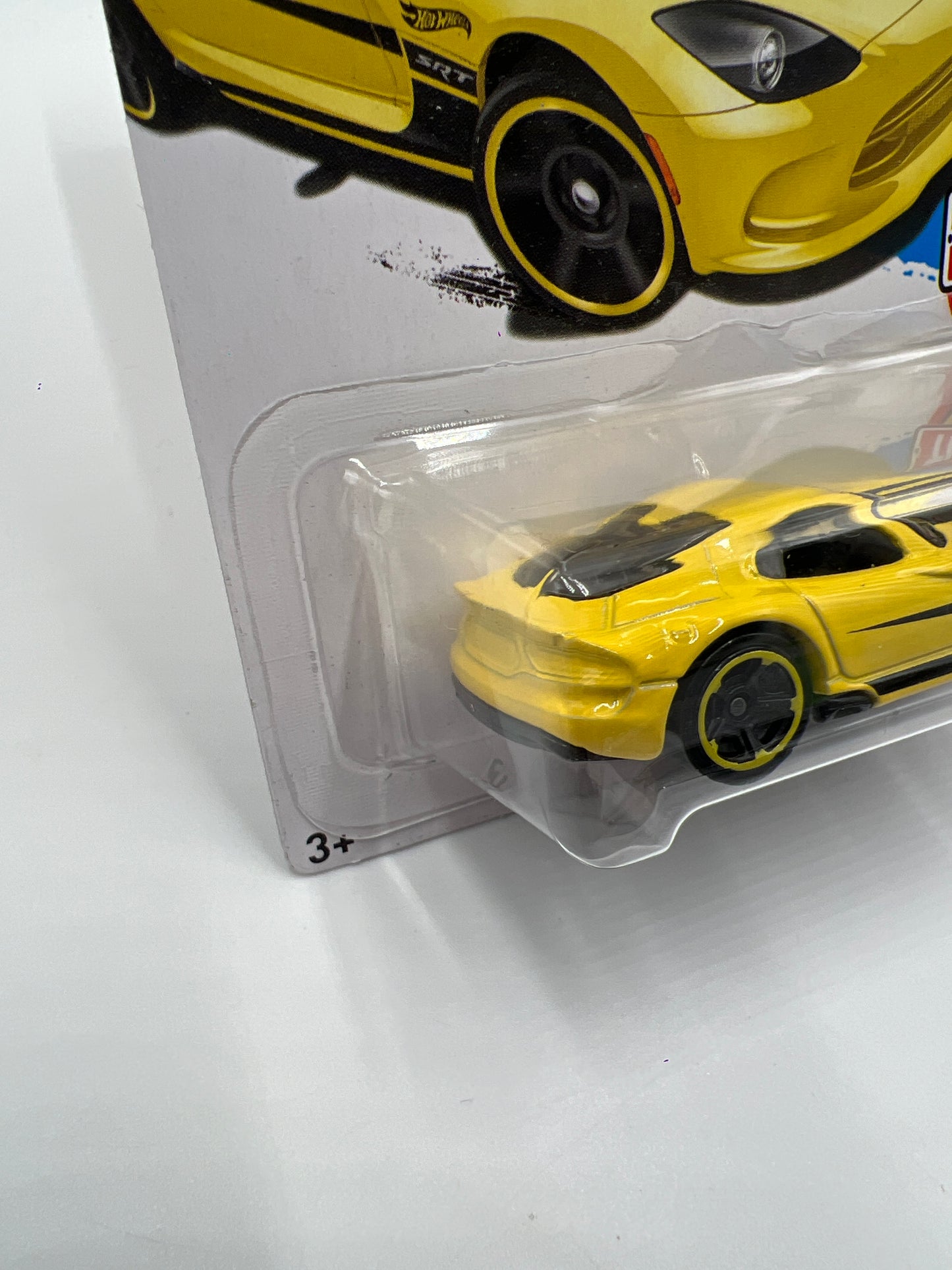 2017 Hot Wheels Then And Now #199 2013 SRT Viper Yellow 50B