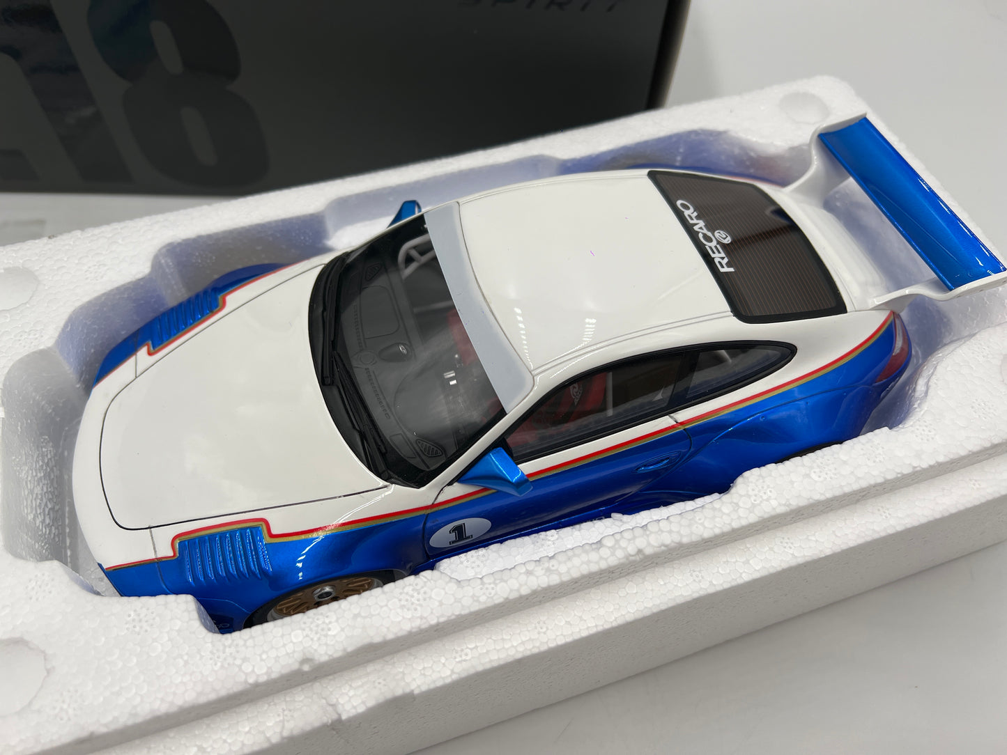 GT Spirit 1/18 Scale Rothmans Porsche 911 Old & New Body Kit GT797 W/Box Never Removed