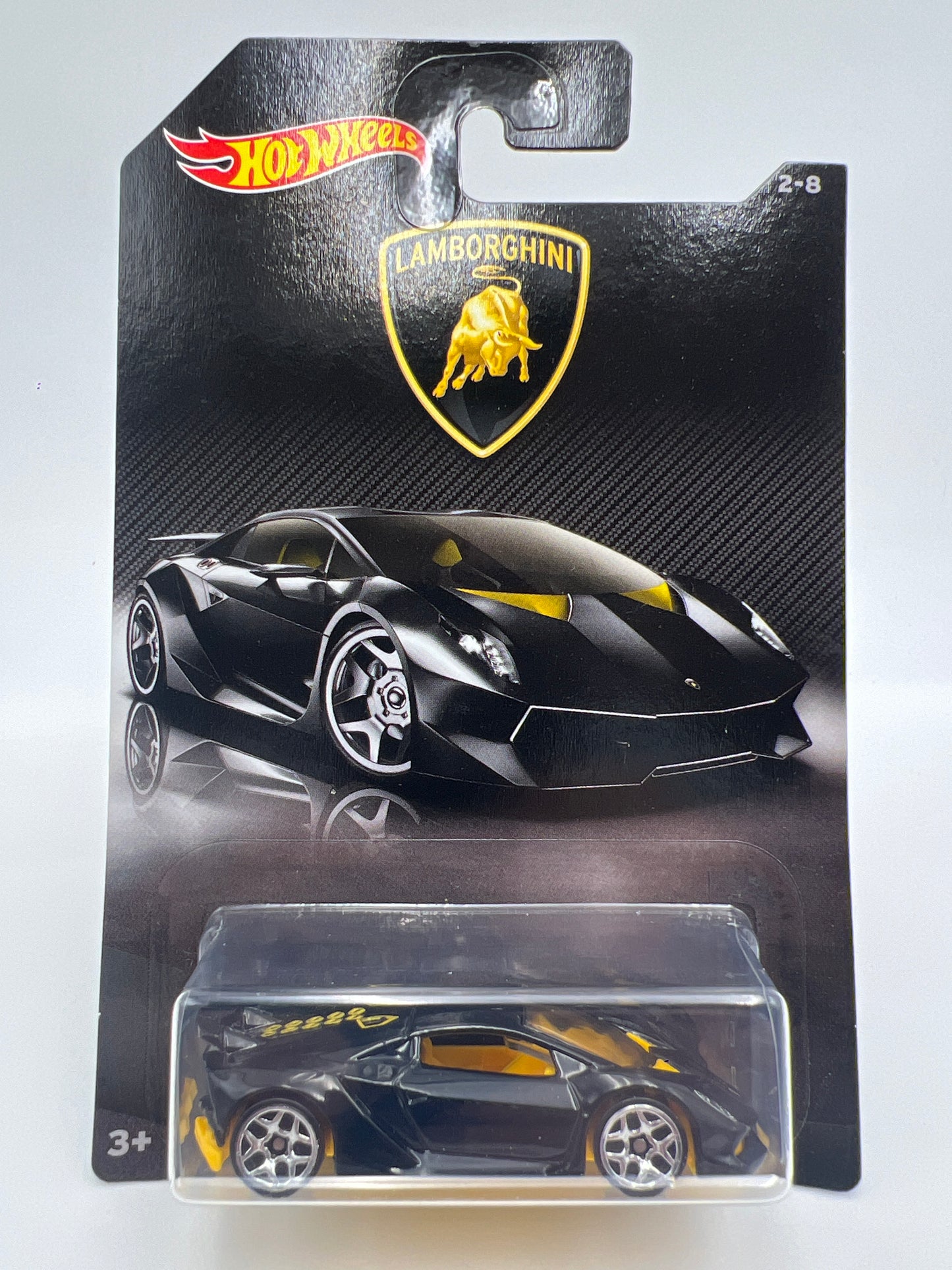 Hot Wheels Lamborghini Series #2 Lamborghini Sesto Elemento Black 156A