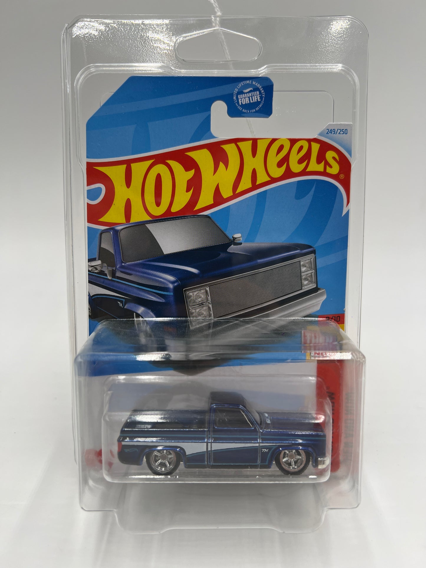 2024 Hot Wheels Super Treasure Hunt #249 83 Chevy Silverado Blue W/Protector