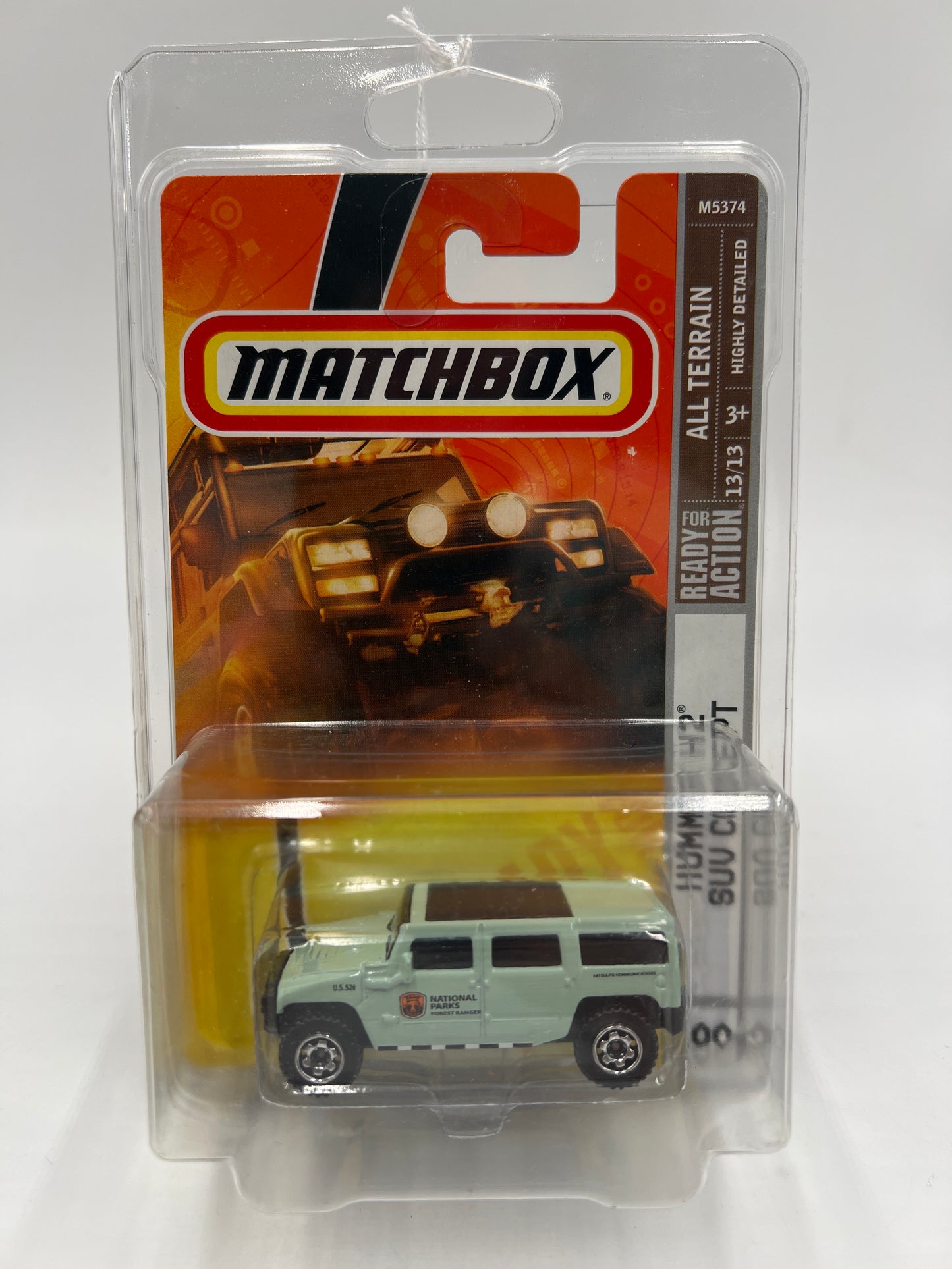 Matchbox All Terrain #100 National Parks Hummer H2 SUV Concept W/Protector