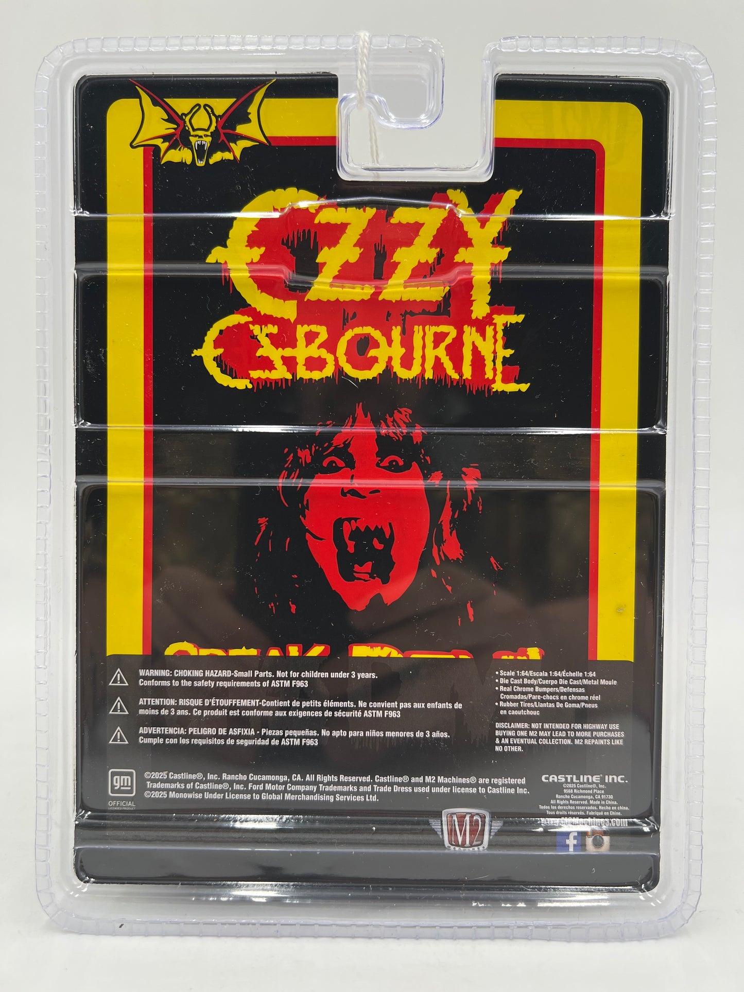 M2 Machines R02 CHASE Rock Legends Ozzy Ozbourne 1968 Chevrolet Camaro SS 350