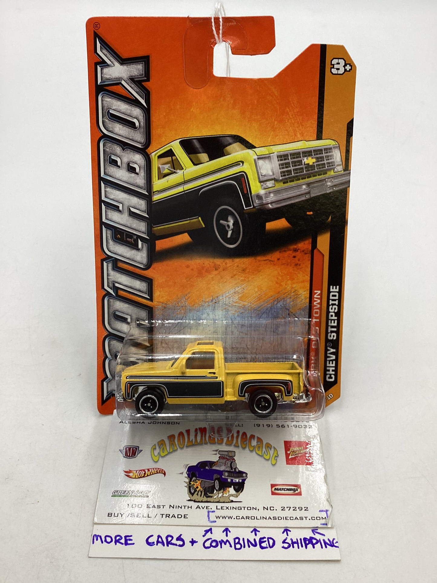 Matchbox MBX Old Town #6 Chevy Stepside Yellow