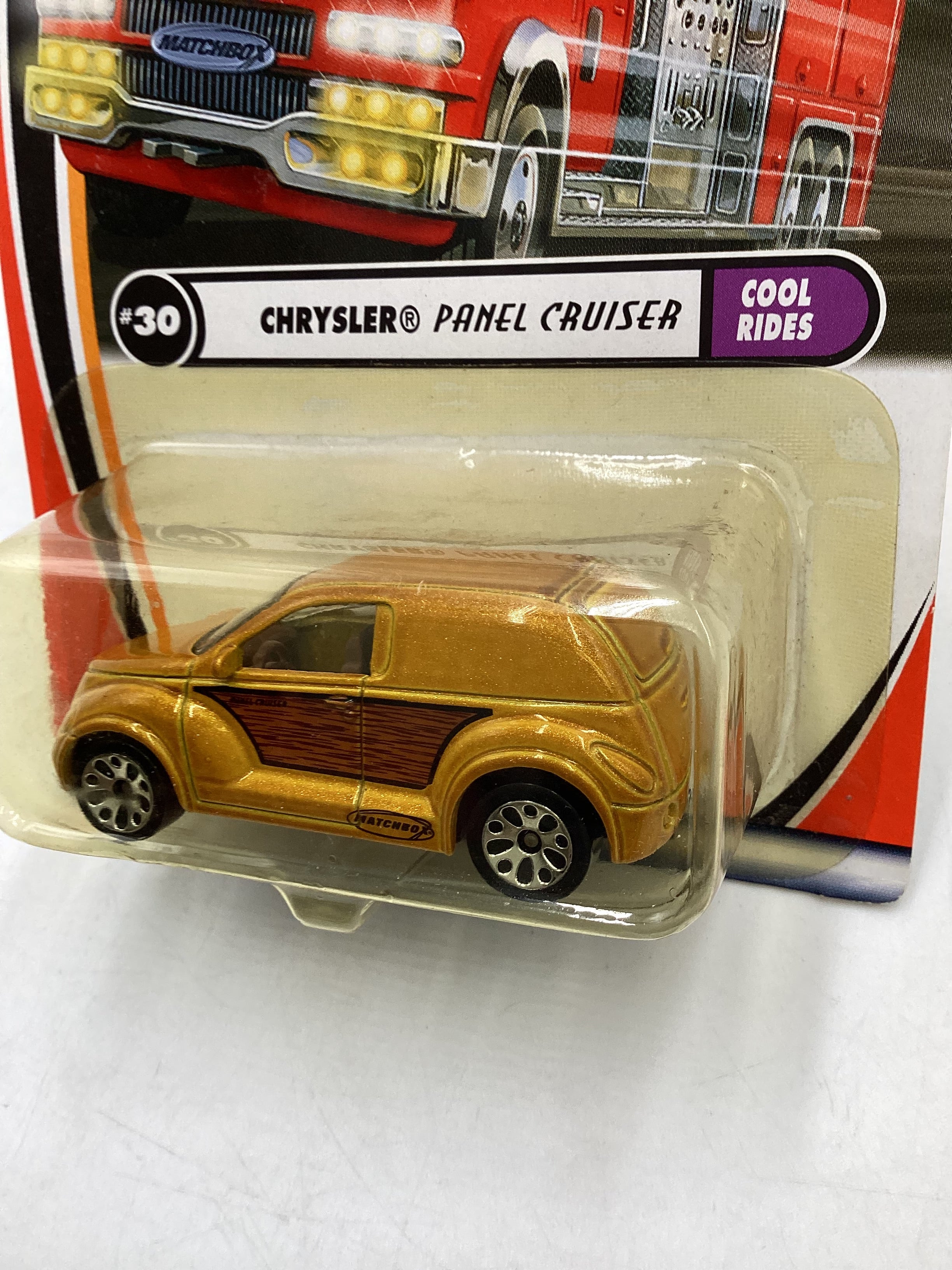 Matchbox #30 MBX Cool Rides Chrysler Panel Cruiser Gold 208F