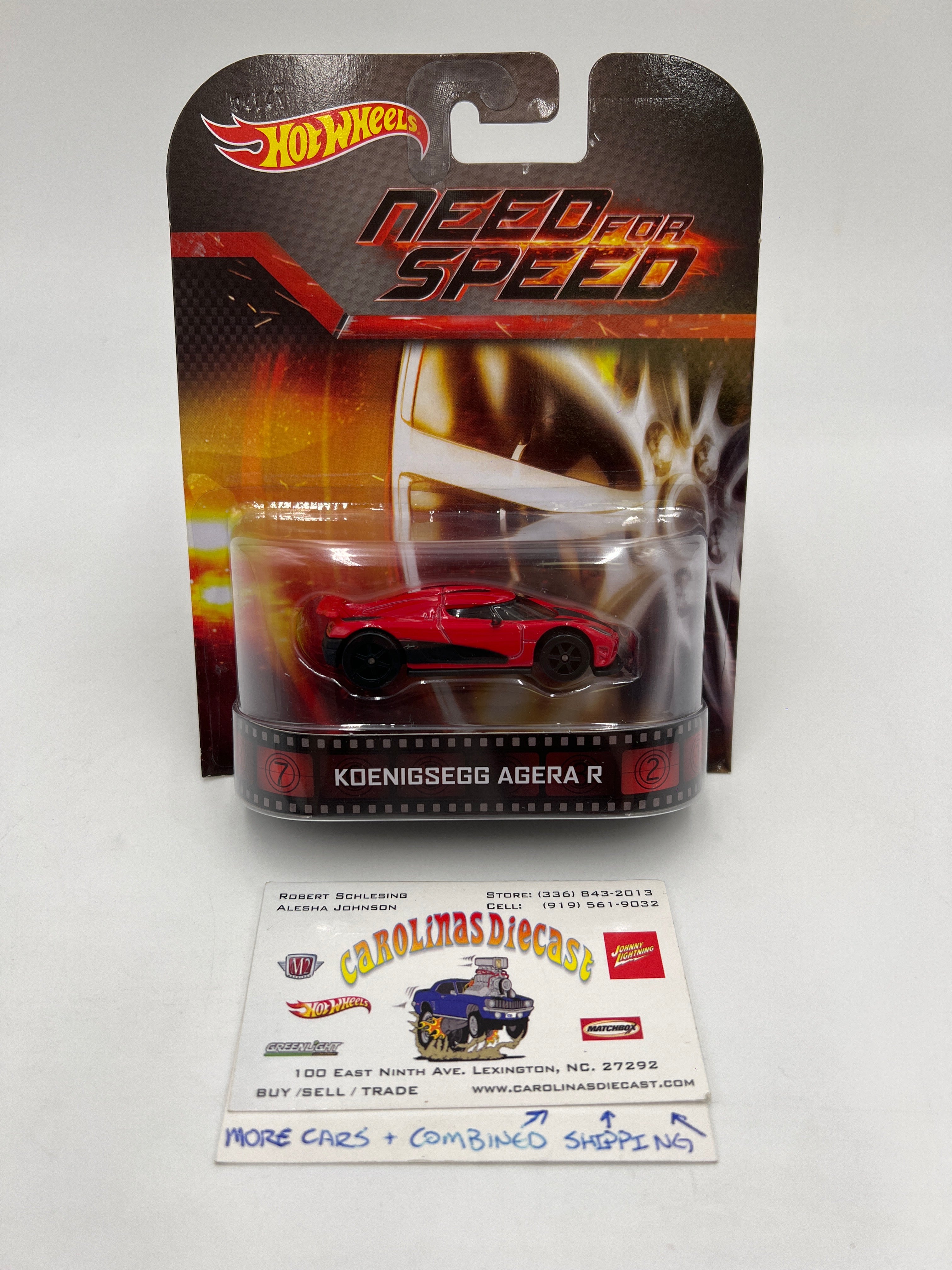 Hot Wheels Premium Retro Entertainment Need For Speed Koenigsegg