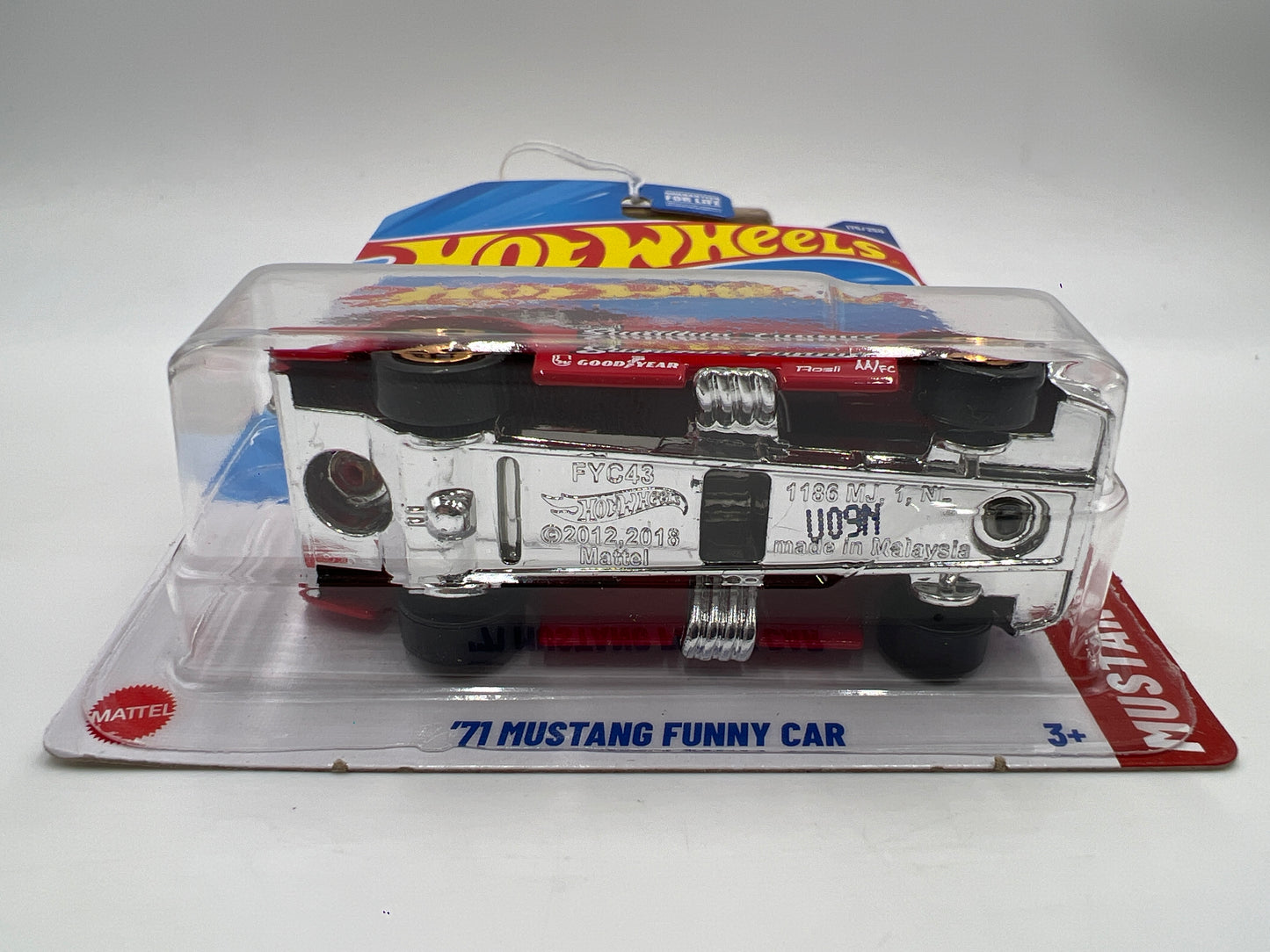 2025 Hot Wheels J Case Mustang 60th #175 71 Mustang Funny Car Red 21D