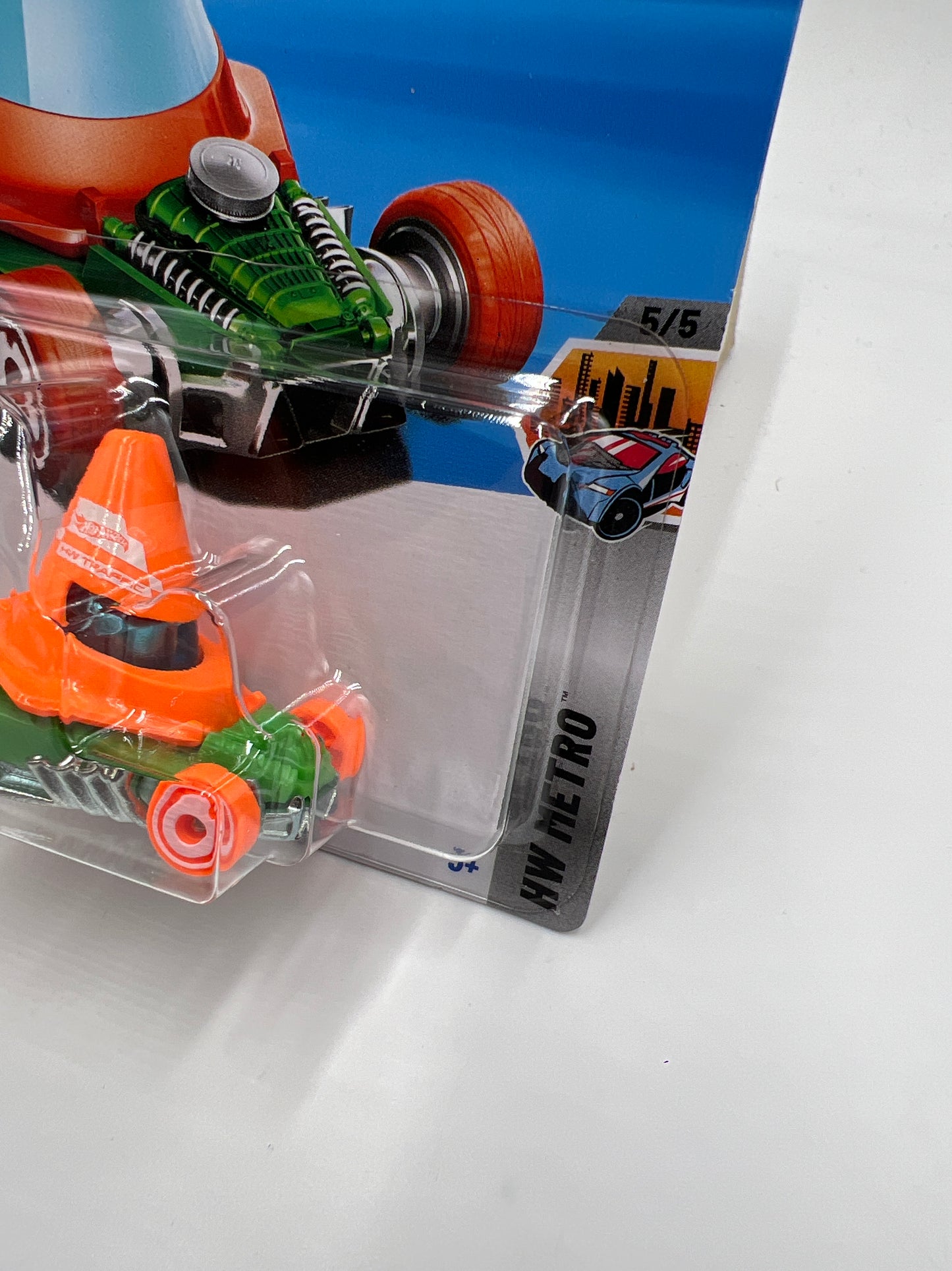 2025 Hot Wheels H Case Metro #148 Cone Shaker Orange/Green 122D