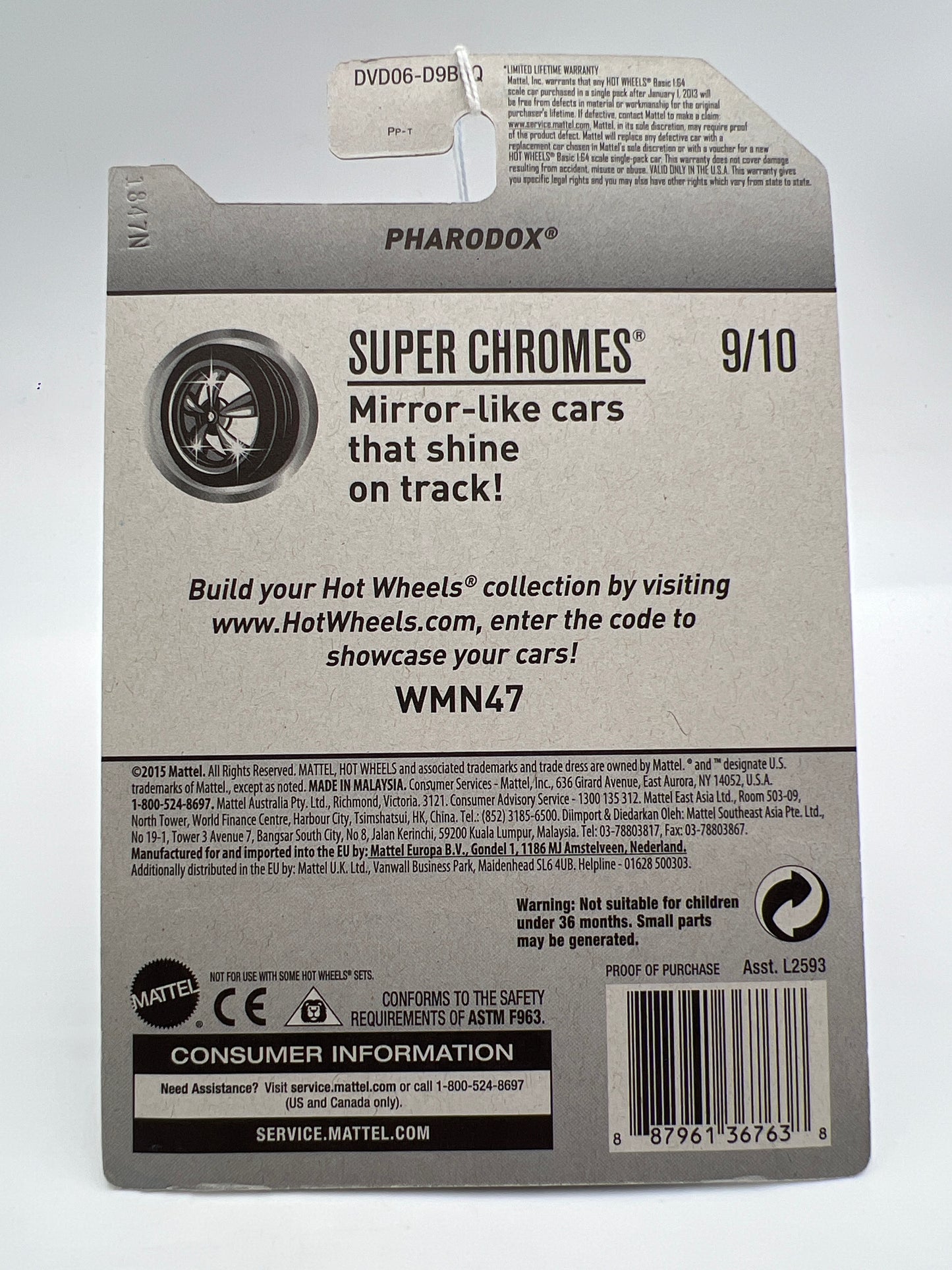 2017 Hot Wheels Treasure Hunt Pharodox Gold 282F