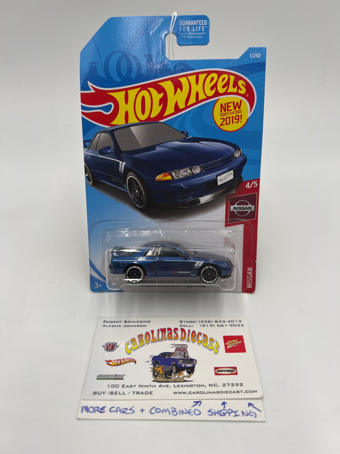 2019 Hot Wheels #1 Nissan Skyline GT-R BNR32 R32 Blue 82B