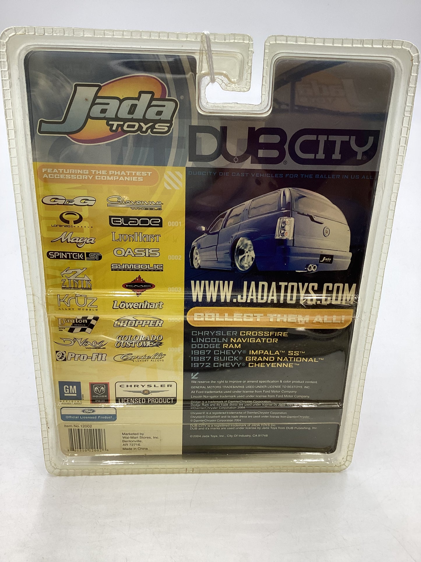 Jada Toys Dub City #071 Chrysler Crossfire Silver 221A