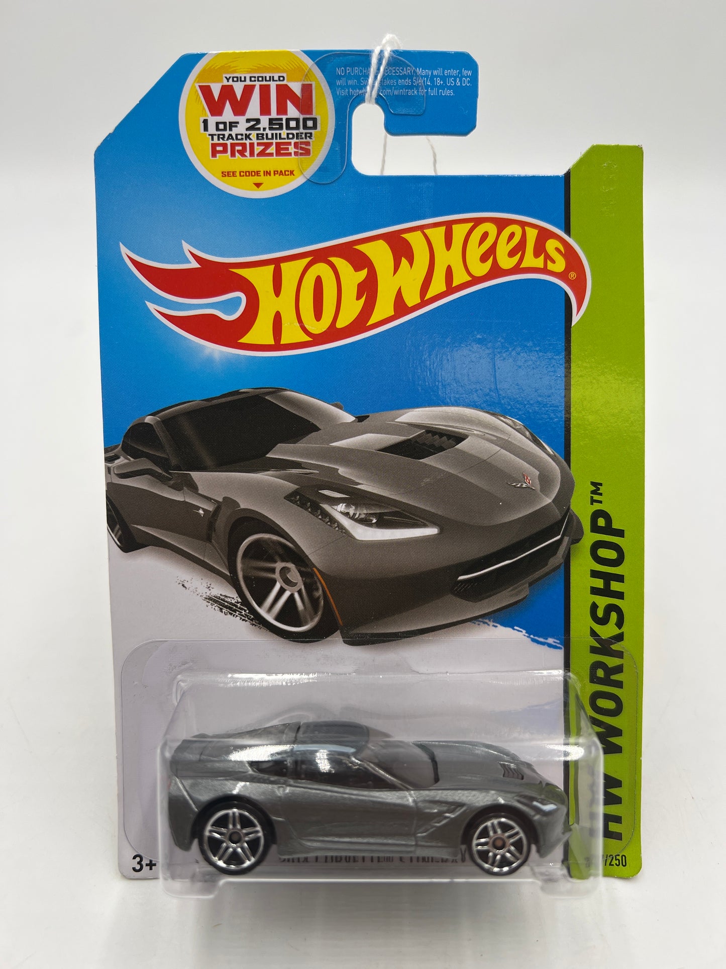 2014 Hot Wheels Workshop #207 2014 Corvette Stingray Gray 15E