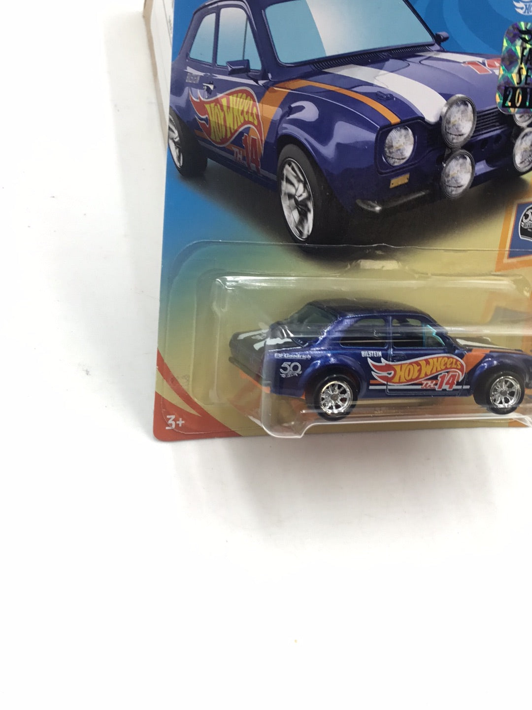 2018 hot wheels super treasure hunt 70 Ford escort RS1600 Factory Sealed sticker W/Protector