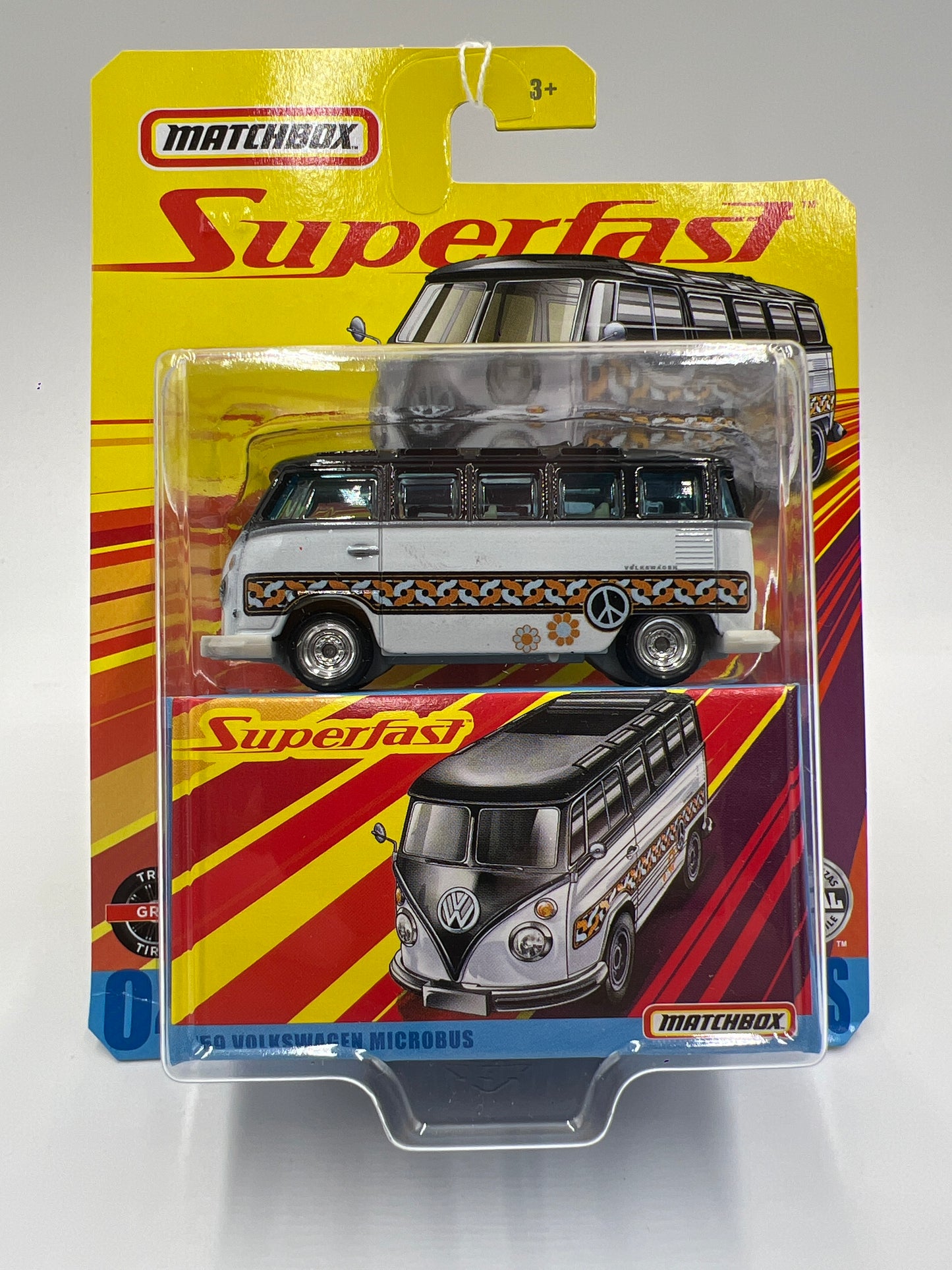Matchbox Superfast #4 59 Volkswagen Microbus White/Black 173B