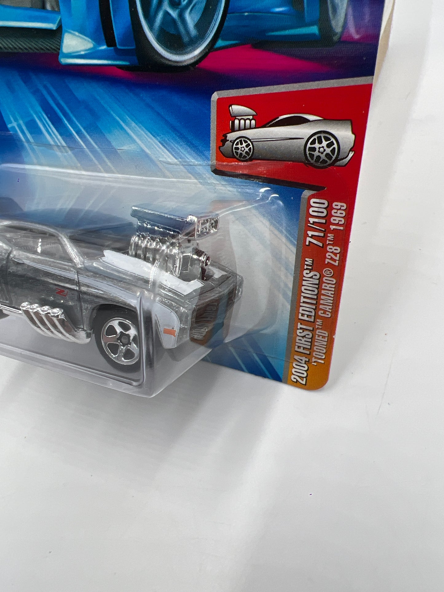 2004 Hot Wheels First Editions Zamac #071 Tooned Camaro Z28 1969 146A