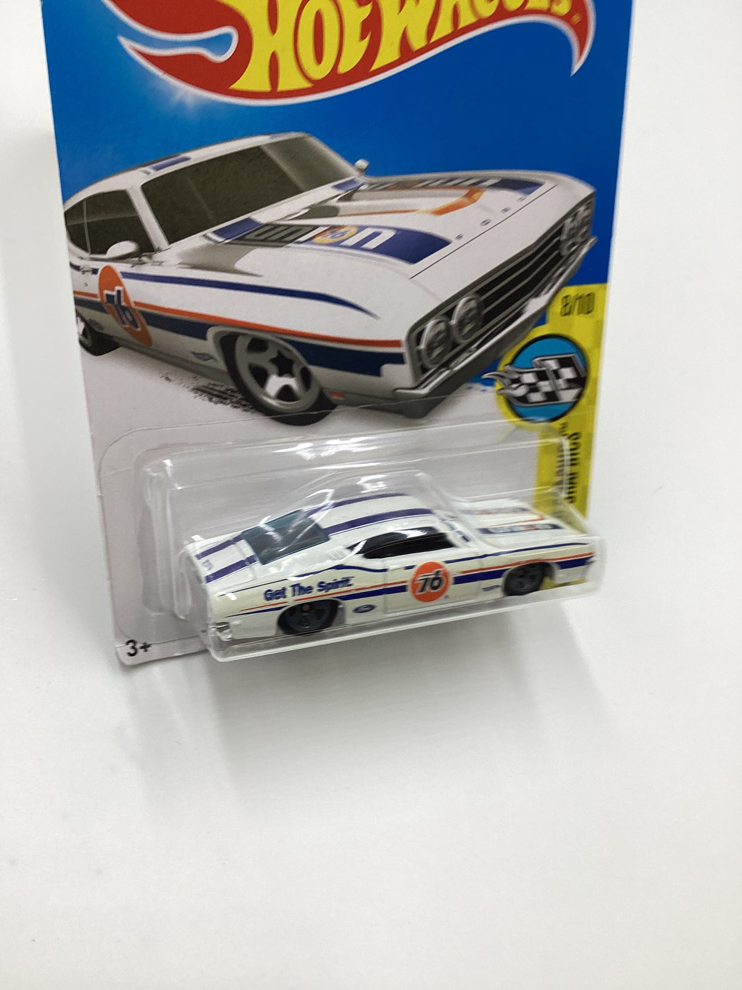 2019 Hot Wheels #183 69 Ford Torino Talladega 76 White 29E