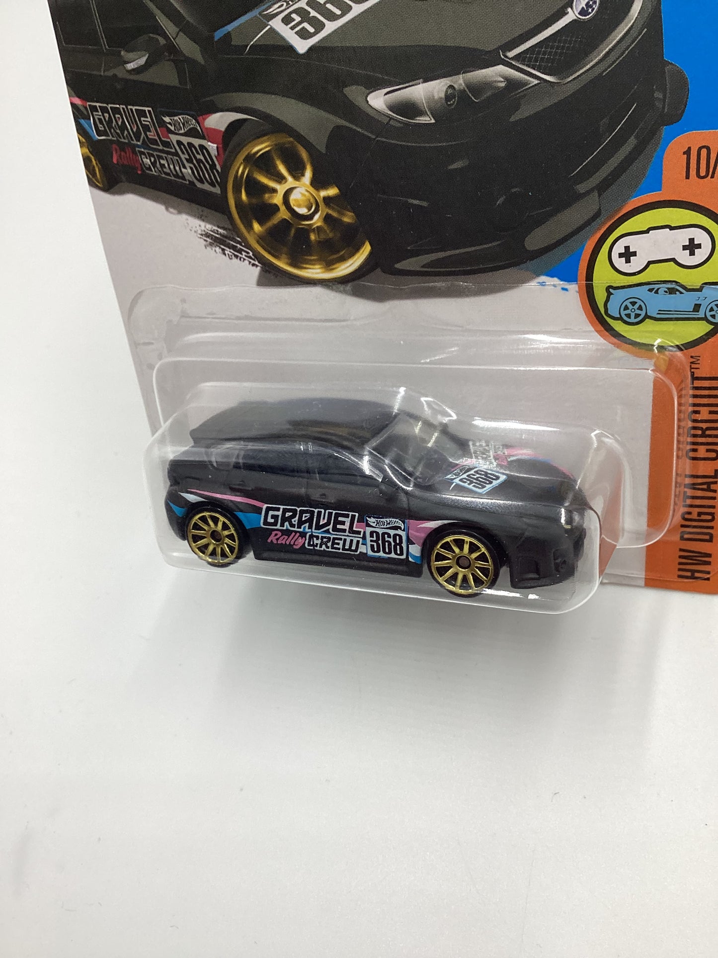 2016 Hot Wheels #30 Subaru WRX STI Matte Black Kmart exclusive 239B