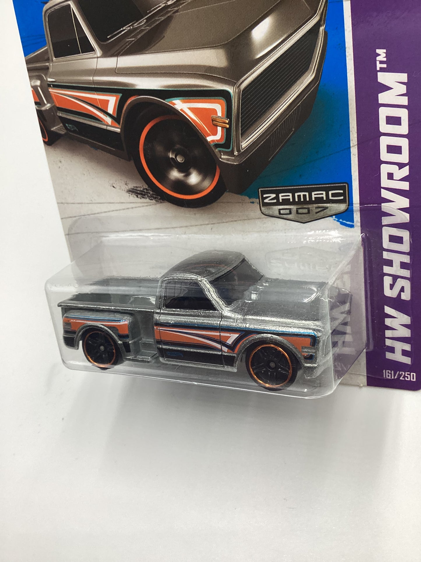 2013 Hot Wheels Zamac 007 #161 Custom 69 Chevy Pickup 144G