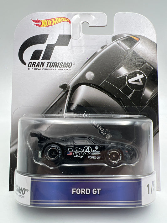 Hot Wheels Retro Entertainment Gran Turismo #1 Ford GT Black 241D