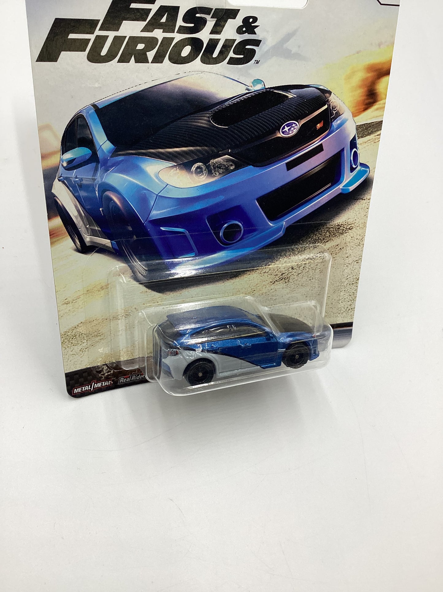 Hot Wheels Premium Fast & Furious Furious Off-Road #1 Impreza WRX STI Blue with protector