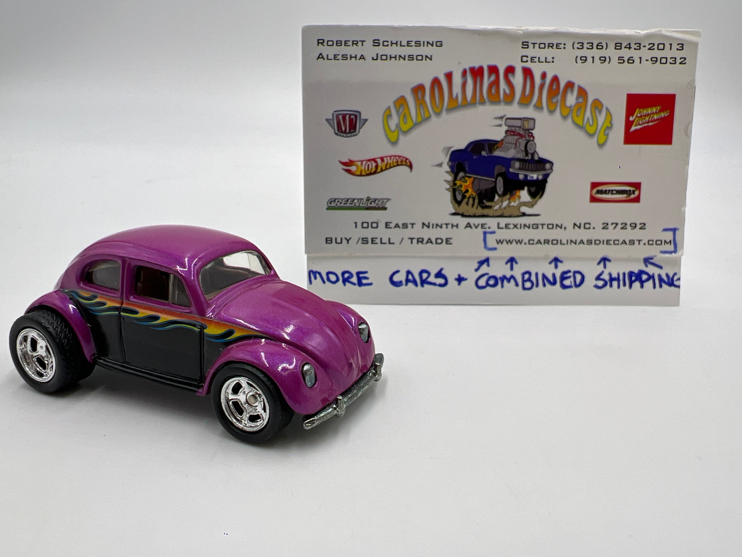 Hot Wheels 100% Volkswagen Premium VW Beetle Purple Loose