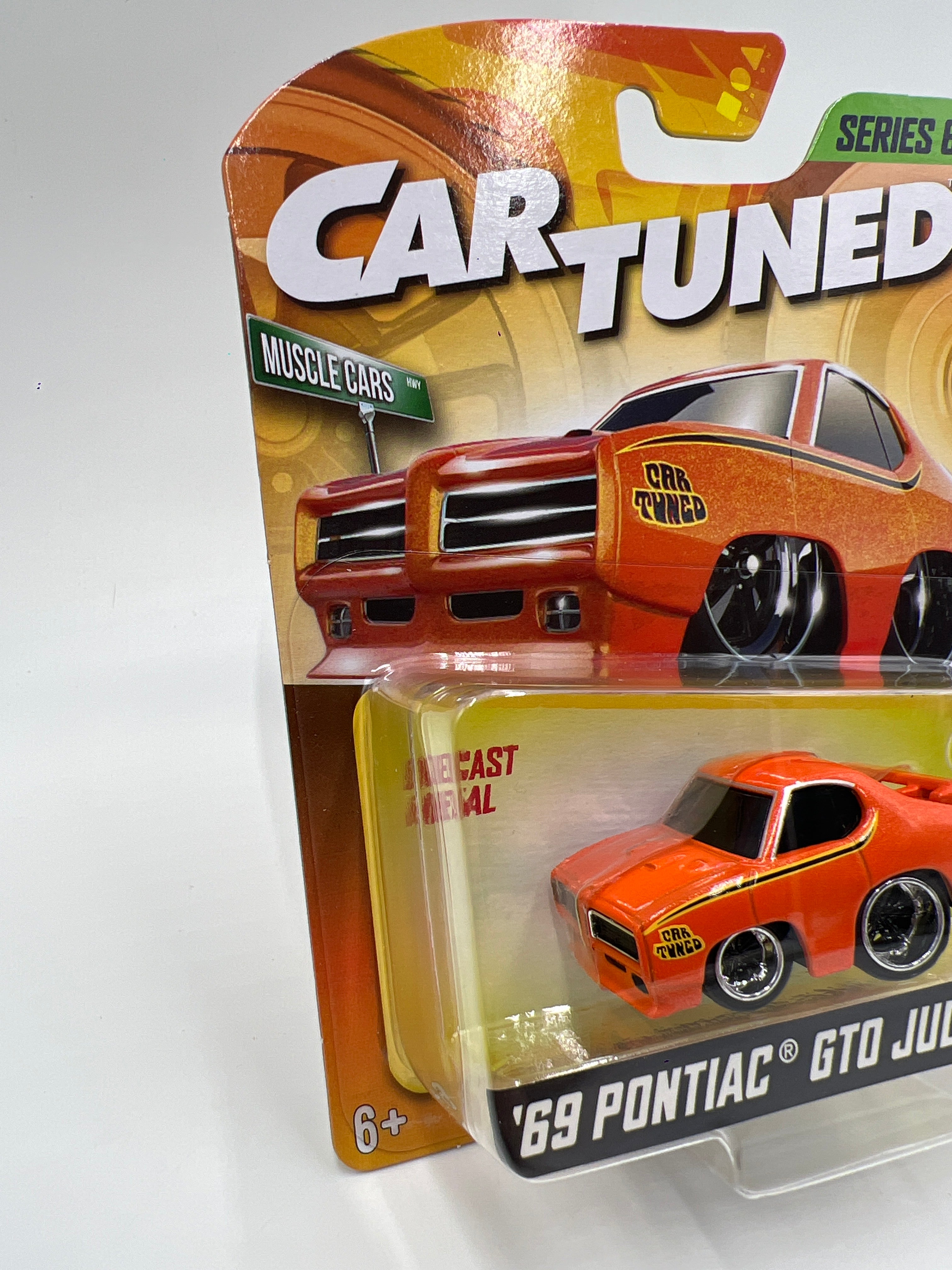 MGA Car Tuned Series 6 #5 69 Pontiac GTO Judge Orange 179E