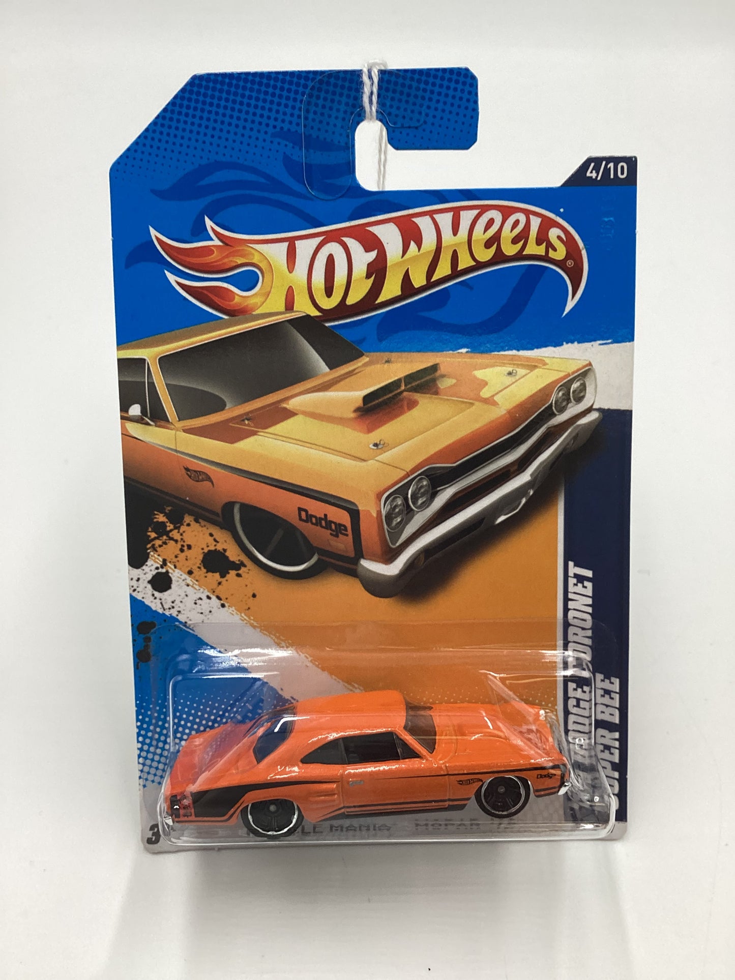 2012 Hot Wheels Muscle Mania Mopar #84 69 Dodge Coronet Super Bee Orange 47F