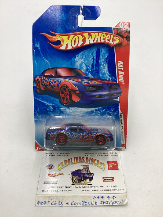 2010 Hot Wheels #210 Blue Hot Bird 45D