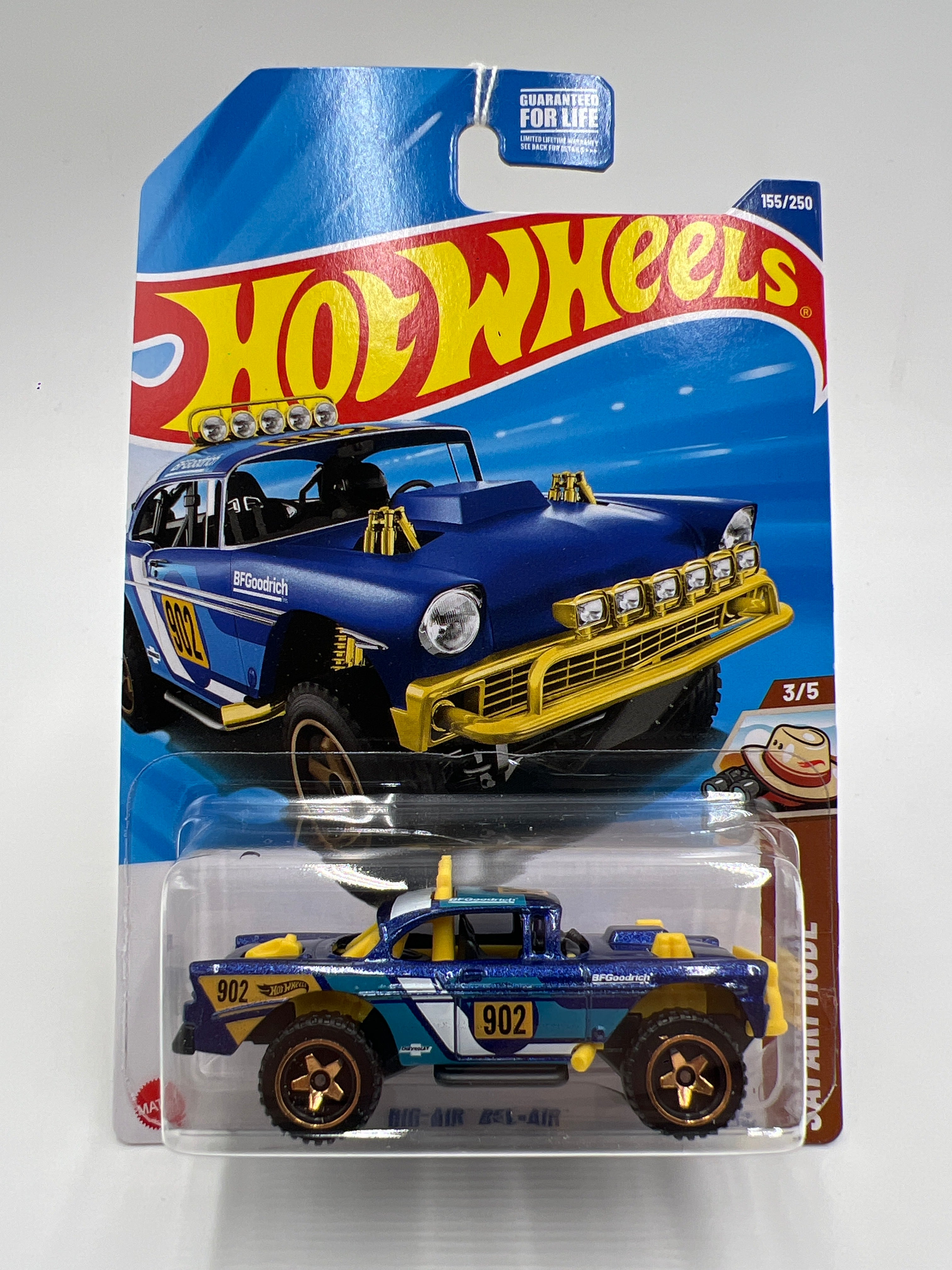 2025 Hot Wheels M Case Safari Mode #155 Big-Air Bel-Air Blue 7i