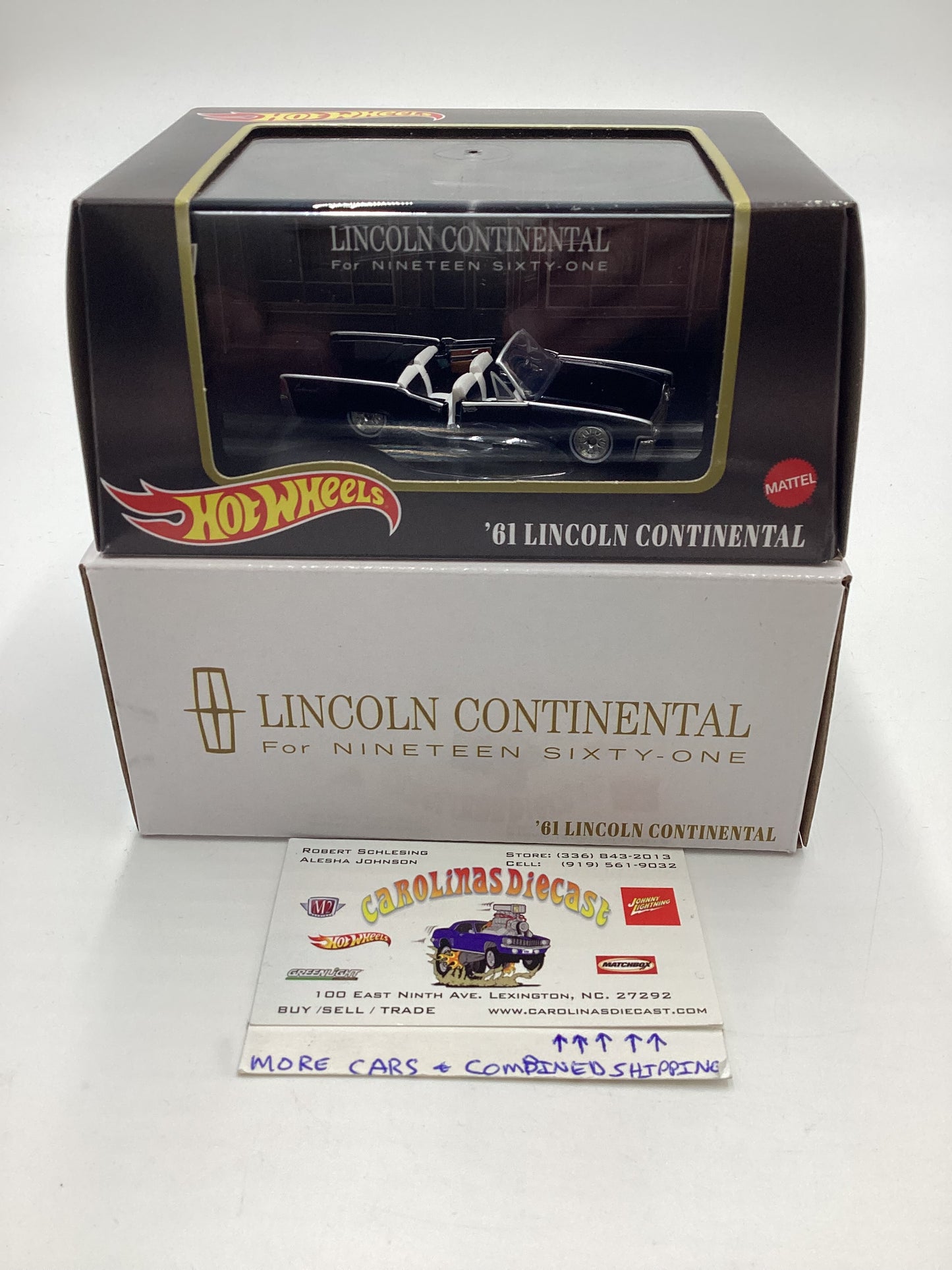 2024 Hot Wheels RLC 61 Lincoln Continental Black