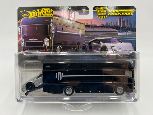2025 Hot Wheels Car Culture Team Transport #85 Lykan Hypersport & Euro Hauler 282D