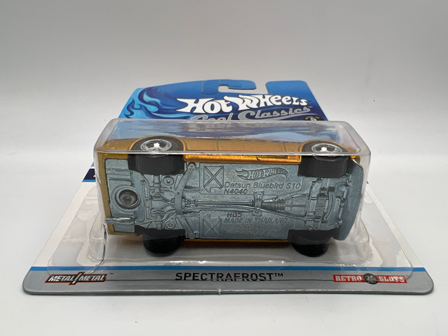Hot Wheels Cool Classics #27 Datsun Bluebird 510 Spectrafrost Gold W/Protector