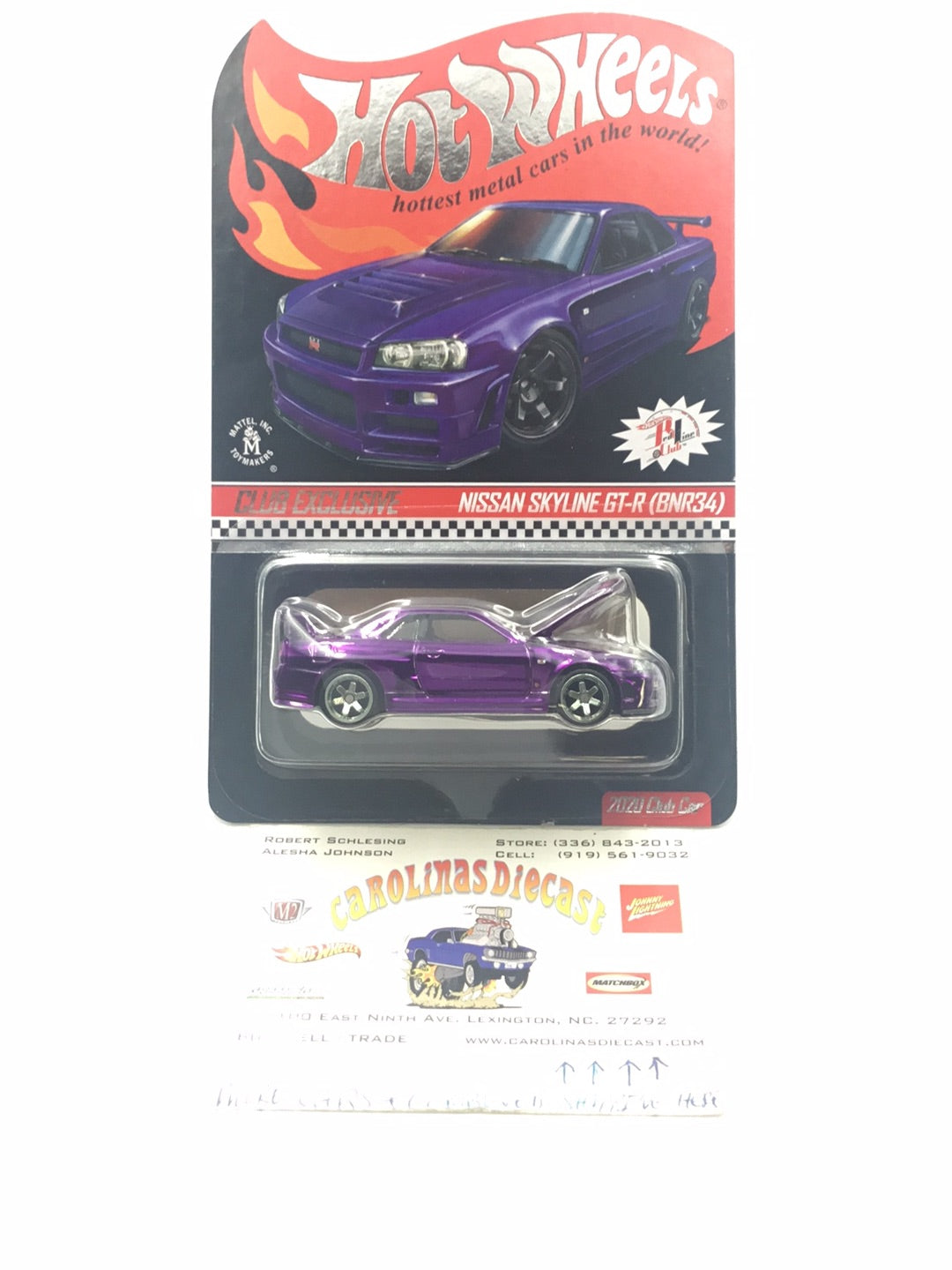 Hot wheels redline club Nissan Skyline GT-R (BNR34) with protector