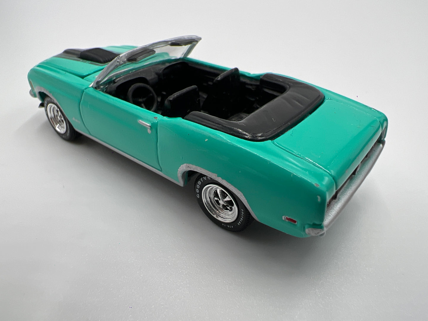 Greenlight Route 66 U.S.A Collector Pack 1970 Ford Mustang 351 Tiffany Blue Loose