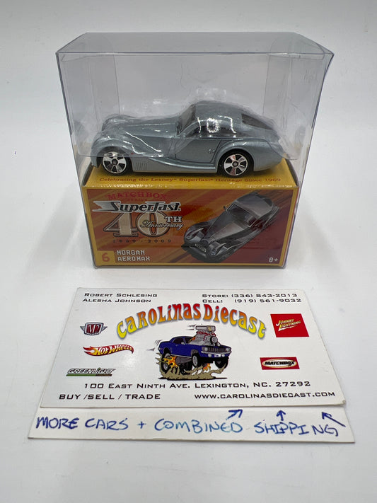 Matchbox Superfast 40th Anniversary #6 Morgan Aeromax Silver
