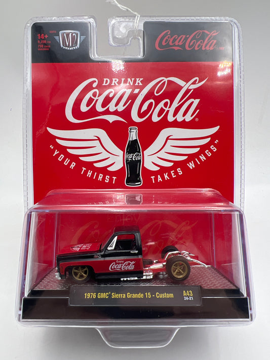 M2 Machines A43 Coca Cola 1976 GMC Sierra Grande 15 Custom Bedless