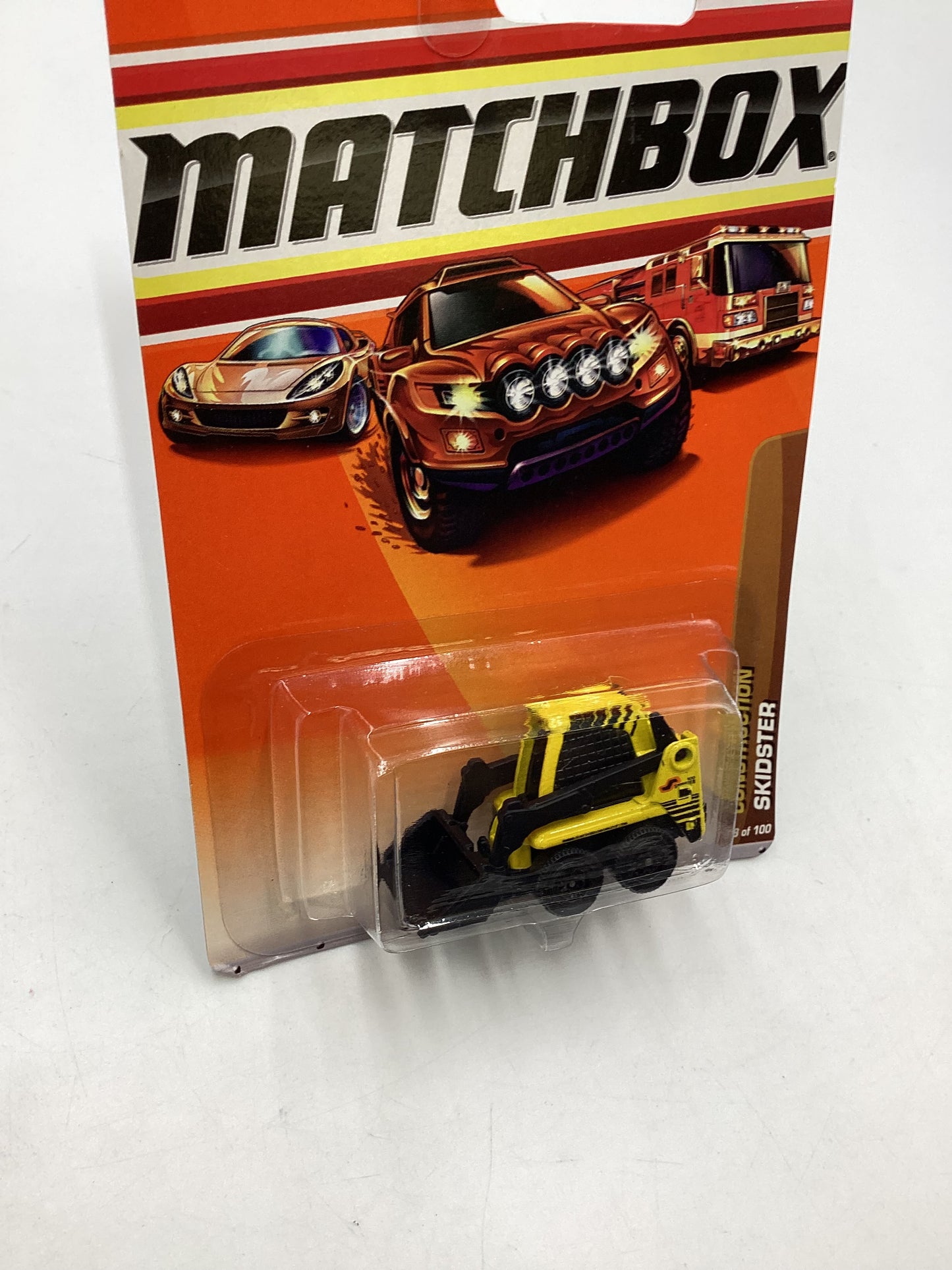 Matchbox 2010 #39 Construction Skidster Yellow 206E