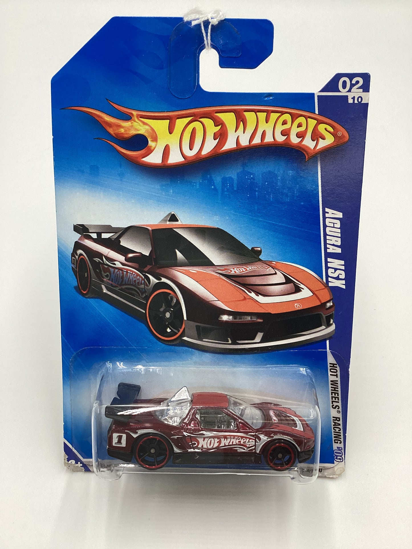 2009 Hot Wheels #68 Acura NSX Maroon 106A