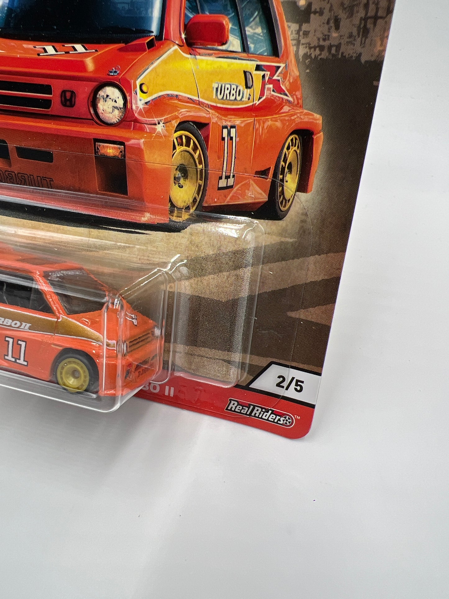 Hot Wheels Premium Japan Historics #2 85 Honda City Turbo II Orange 245i