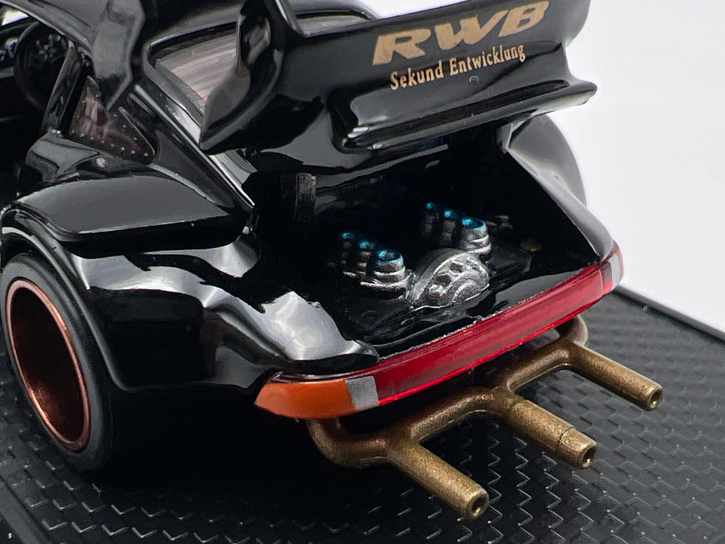 FG Models 1:64 Scale Porsche RWB 930 Black x/1999 Made