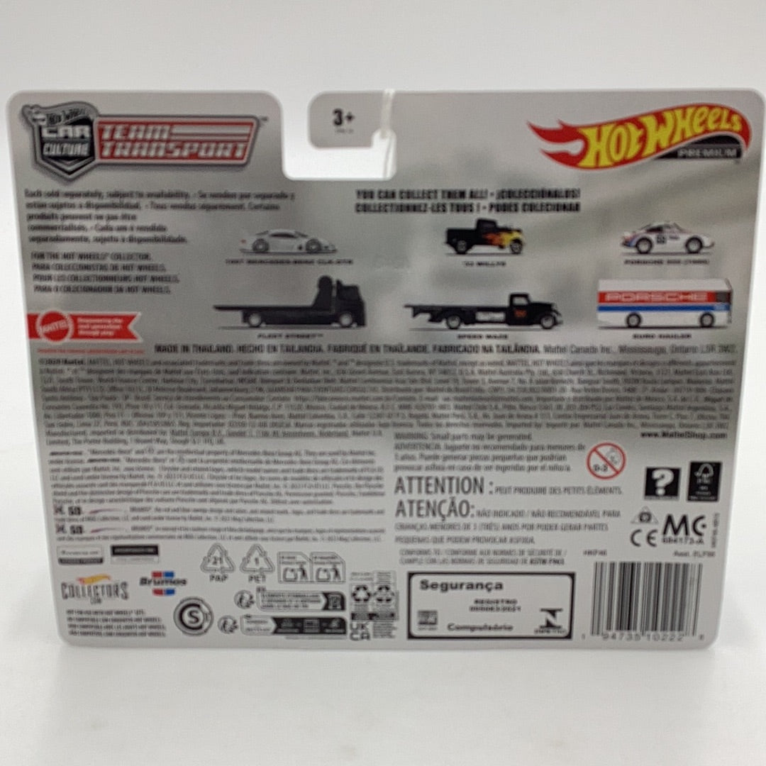 HOT WHEELS CAR CULTURE TEAM TRANSPORT #59 1997 Mercedes Benz CLK- GTR Fleet Street 282E