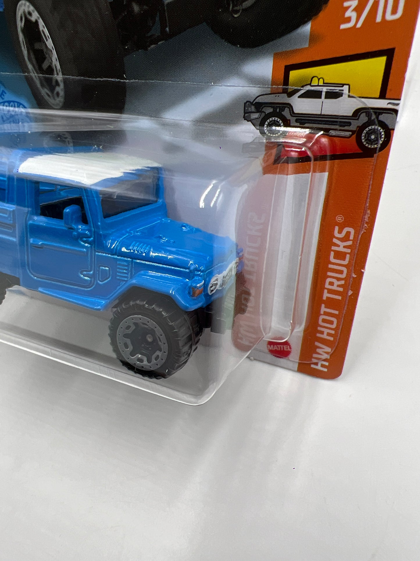 2021 Hot Wheels HW Hot Trucks #202 Toyota Land Cruiser Blue 92F