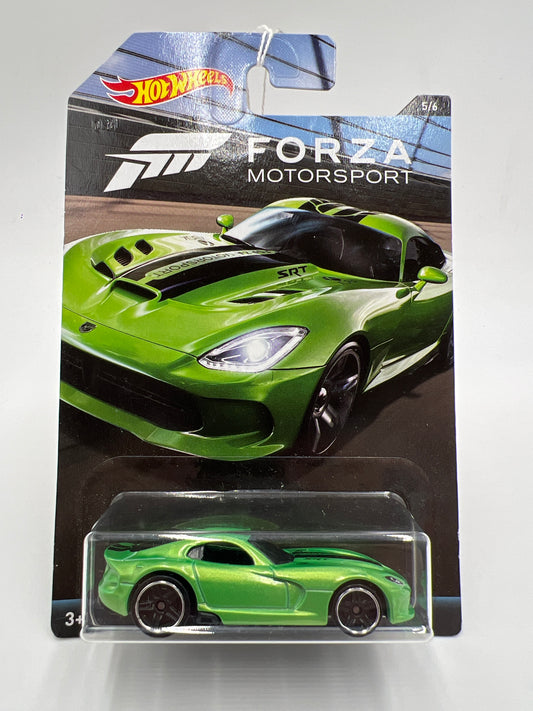Hot Wheels Forza Motorsport #5 13 Dodge SRT Viper Green 154D