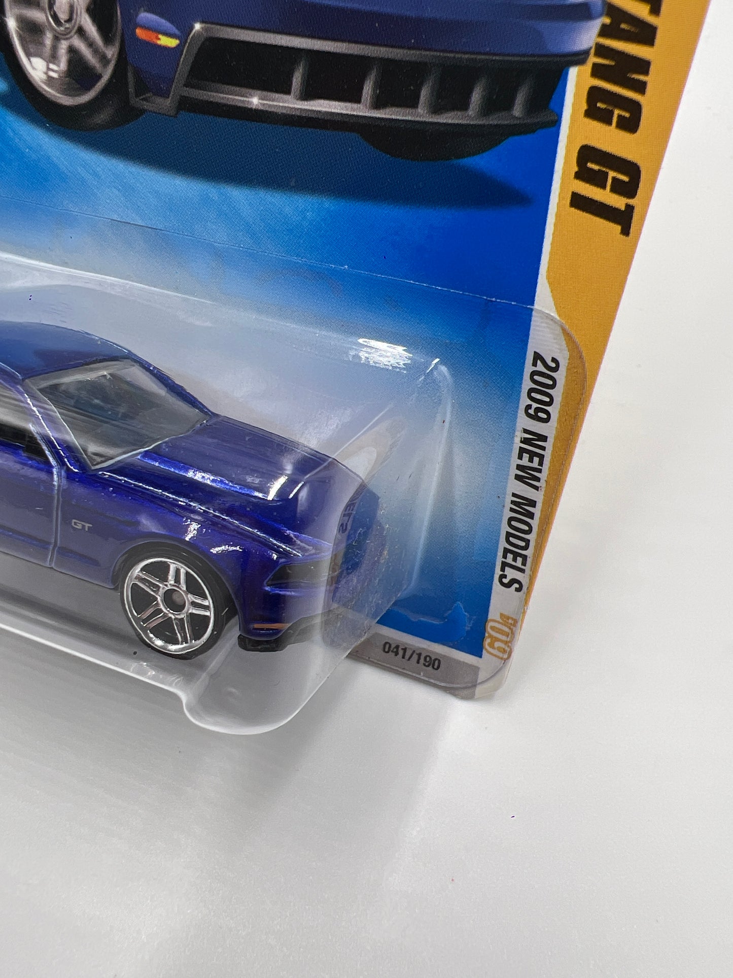 2009 Hot Wheels New Models #41 2010 Ford Mustang GT Blue 24C