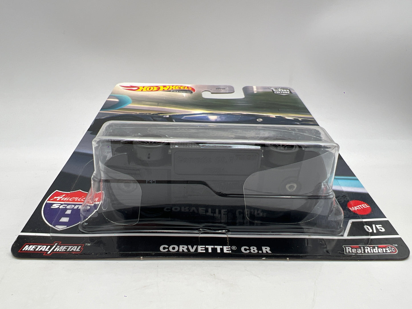 Hot Wheels Premium Car Culture American Scene CHASE #0 Corvette C8.R Black W/Protector