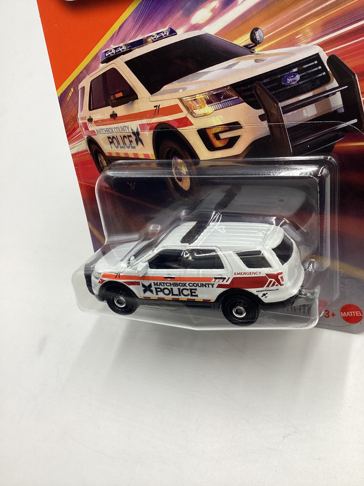 2025 Matchbox #96 2016/Ford Interceptor Utility White