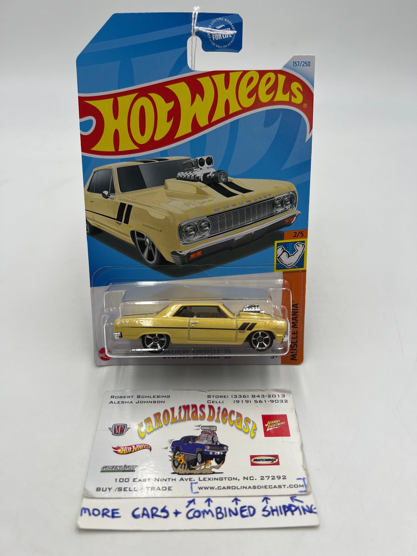 2024 Hot Wheels N Case #157 64 Chevy Chevelle SS Yellow