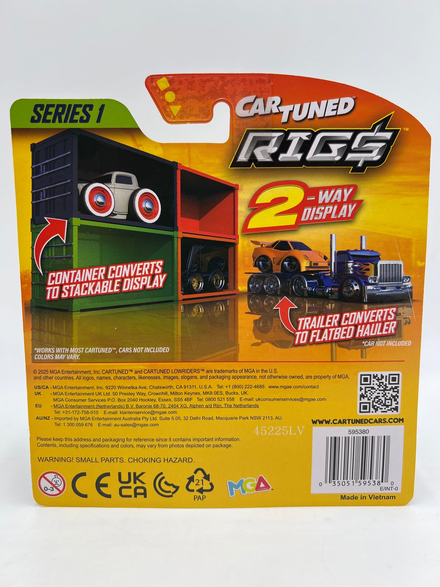 MGA Car Tuned Rigs Series 1 #4 Sneaky Pete Yellow Container 181J