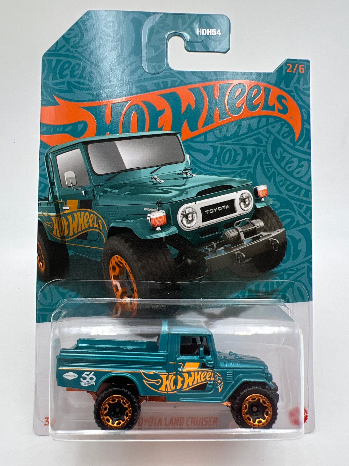 Hot Wheels 56th Anniversary Pearl and Chrome #2 Toyota Land Cruiser 163i