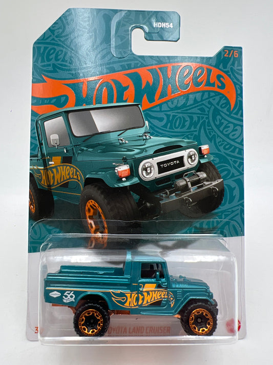Hot Wheels 56th Anniversary Pearl and Chrome #2 Toyota Land Cruiser 163i