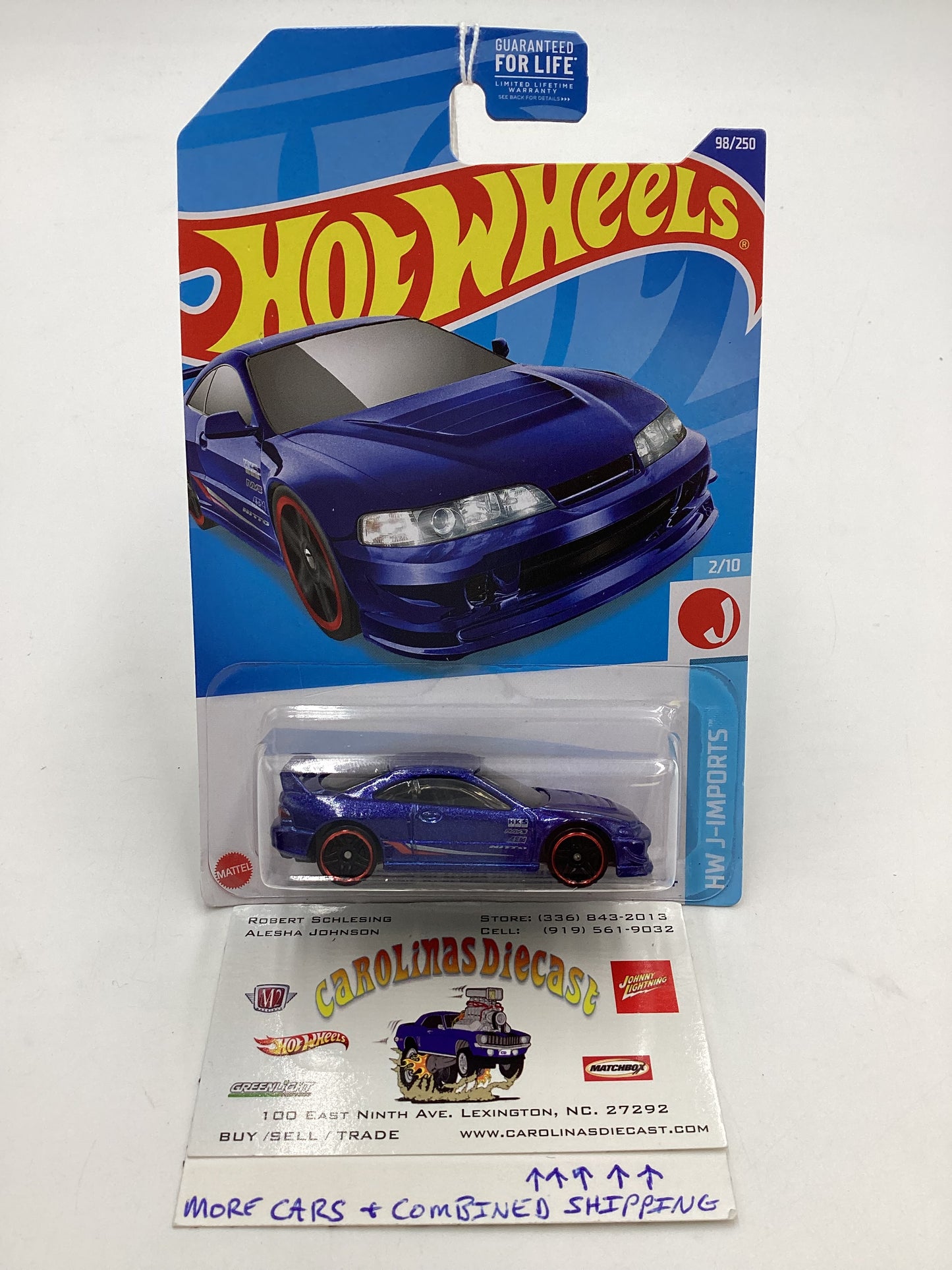 2022 Hot wheels #98 Custom 01 Acura Integra GSR Dollar general exclusive 234C